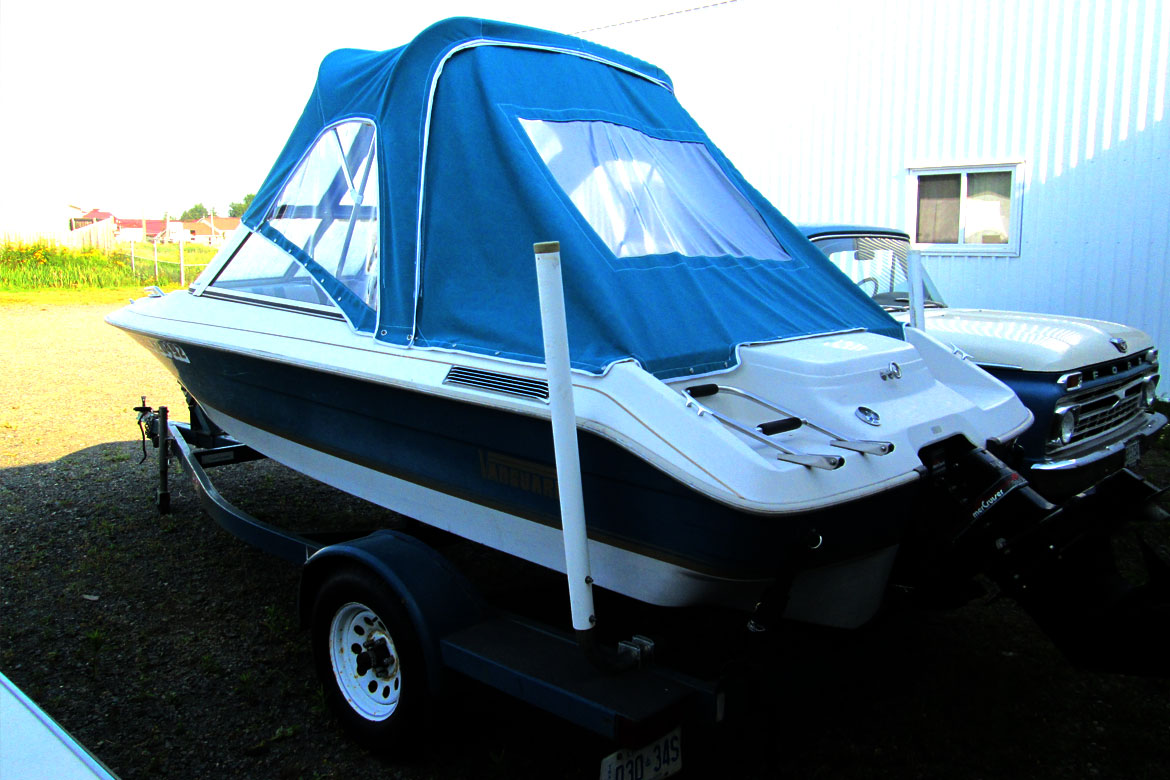 Bimini tops, camper enclosures, winter covers, engine covers
